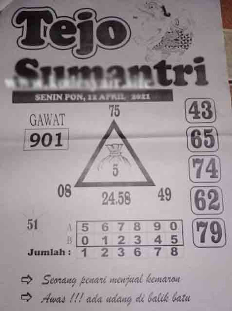 Syair SGP 12 April 2021